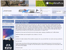 Tablet Screenshot of members.airsoftcanada.com
